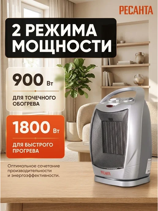 Тепловентилятор напольный для дома электрический ТВК-2 — фото 3