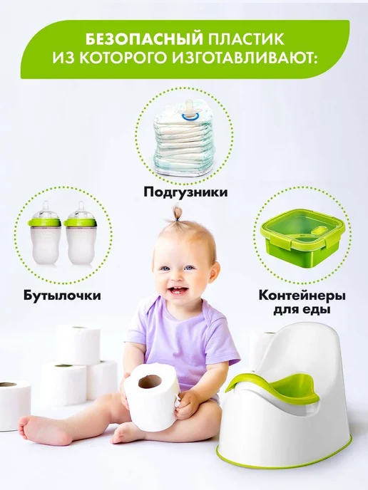 Детский горшок IKEA LOCKIG Пластик Унисекс, вариант, фото 6