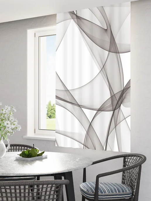 Homepick Фотоштора короткая на кухню, 1 шт 145х160 см, 145x160 см, 1 шт, фото 3