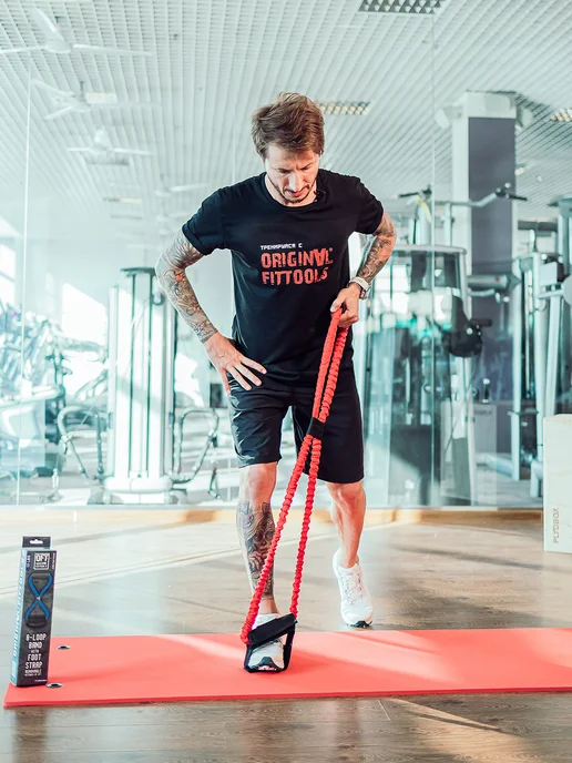 ORIGINAL FITTOOLS Эспандер восьмерка трубчатый с рукоятками 9 кг, 9 кг, фото 7