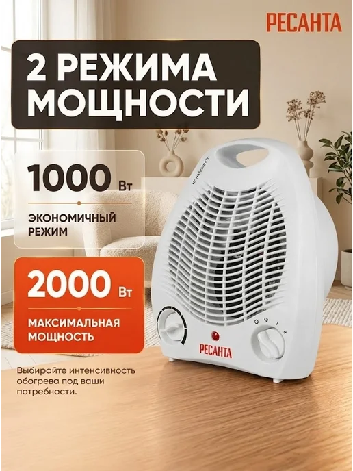 Тепловентилятор напольный для дома электрический ТВС-1 — фото 3