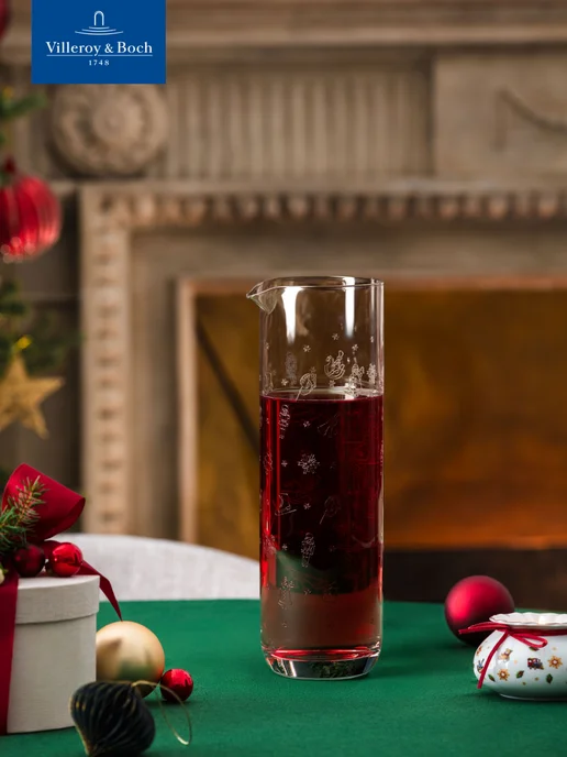 Villeroy & Boch Новогодний кувшин 1000 мл, Toy's Delight Glass, 1 л