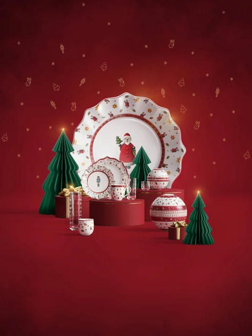 Villeroy & Boch Новогодний кувшин 1000 мл, Toy's Delight Glass, 1 л, фото 7