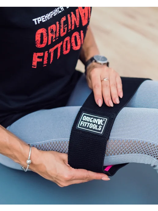 ORIGINAL FITTOOLS Фитнес резинка тканевая 22,6 кг, 24,9 кг, фото 6