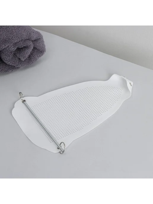 Уют for you Термостойкая насадка для утюга 23х15,5 см белая, 23x15.5 см, фото 4