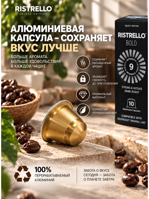 Ristrello Кофе в капсулах для кофемашины Nespresso, вариант, фото 4