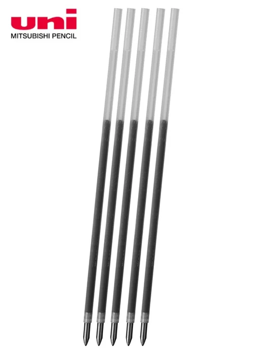 UNI Стержень гелевый5 шт для UMN-207, UMN-105 0,7 мм черный, 5 шт