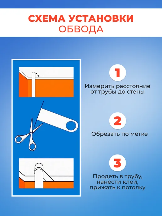 Строй Холдинг потолки Обвод трубы для натяжного потолка 27 мм- 10 шт, 10 шт, фото 3