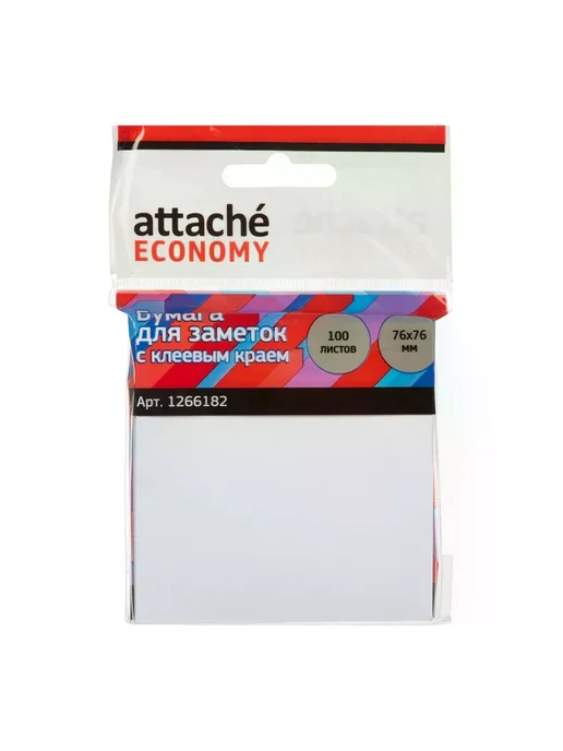 Стикеры Attache Economy с клеев.краем 76x76 мм, 100 листов, 76x76 мм, фото 3