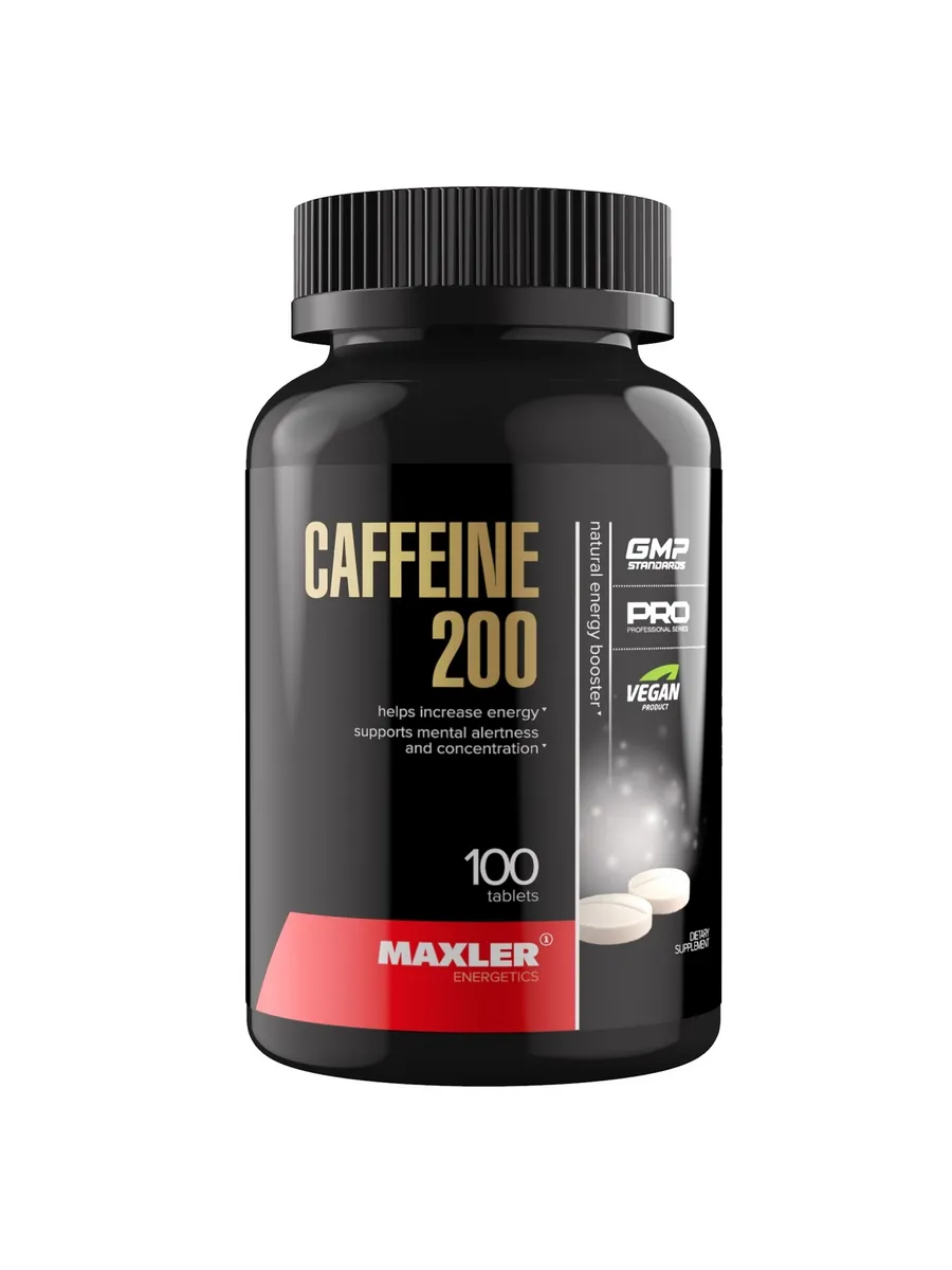 Кофеин Caffeine 200 мг 100 табл
