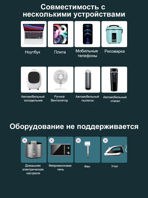 Инвертор автомобильный 12В-220В, вариант, фото 3