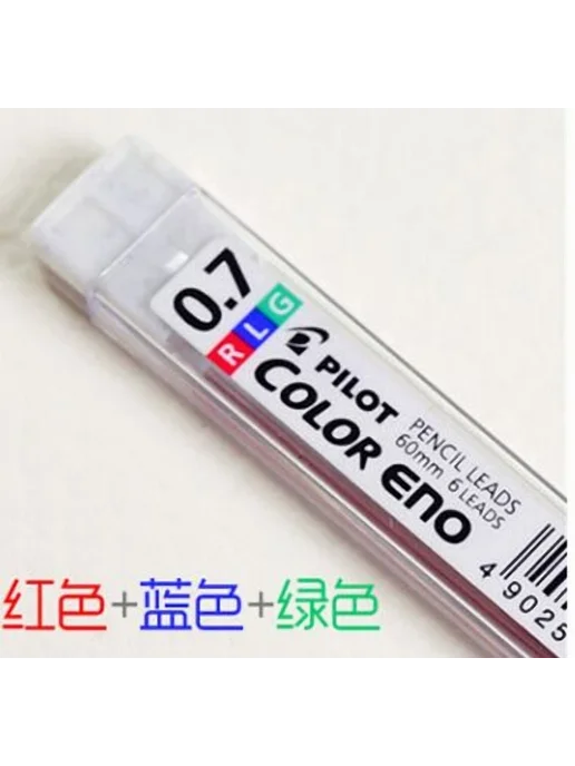 Грифель для карандаша Pilot COLOR ENO 0 7мм 6 цветов 1 уп, 6 цв., фото 3