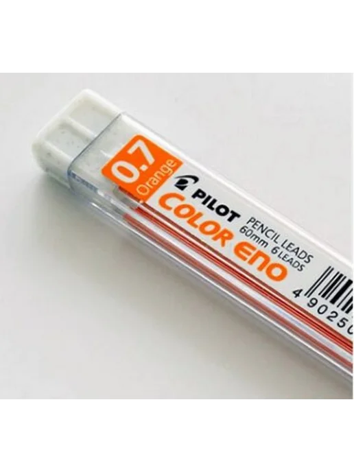 Грифель для карандаша Pilot COLOR ENO 0 7мм 6 цветов 1 уп, 6 цв., фото 4