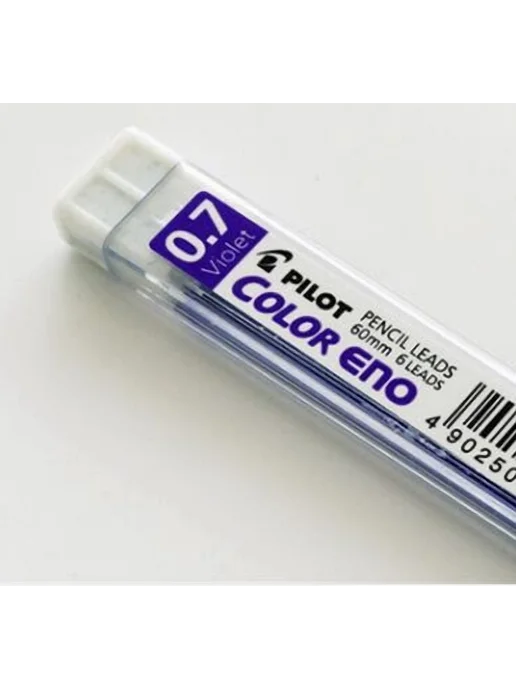 Грифель для карандаша Pilot COLOR ENO 0 7мм 6 цветов 1 уп, 6 цв., фото 8