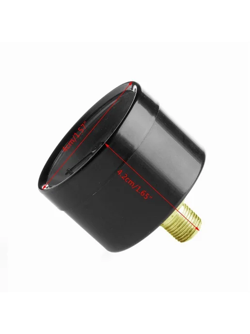 Манометр G1 8 " 0-180PSI Темно-зеленый Манометр, зеленый, фото 5