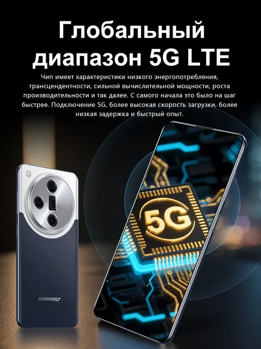 Смартфон Bobarry X7ultra 16/512 ГБ, синий, фото 6