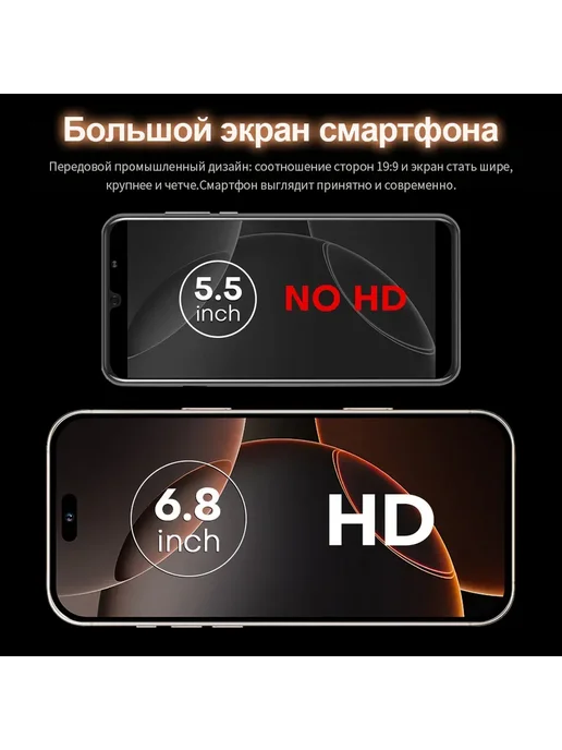 Смартфон Pro Max I16 Pro Max 6/512 ГБ, черный, фото 7
