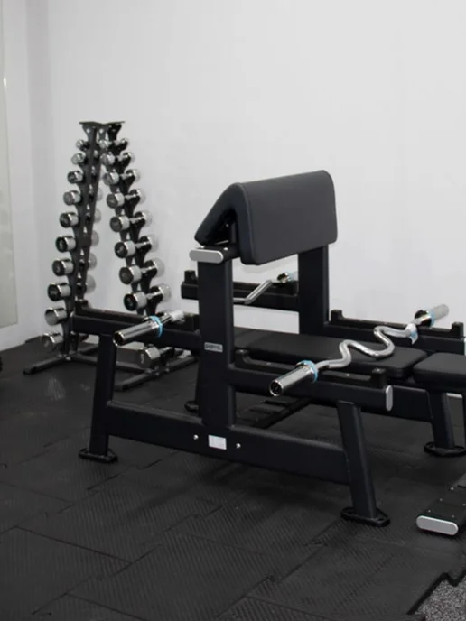 DHZ Fitness E7044 Скамья для бицепса Скотта, черный, фото 2