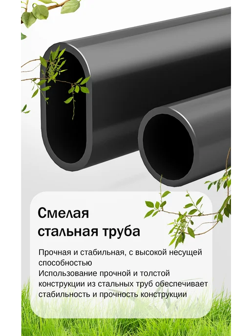 Раскладная кровать с матрасом 190*73*30см нагрузка до 150кг, 150 кг, фото 6