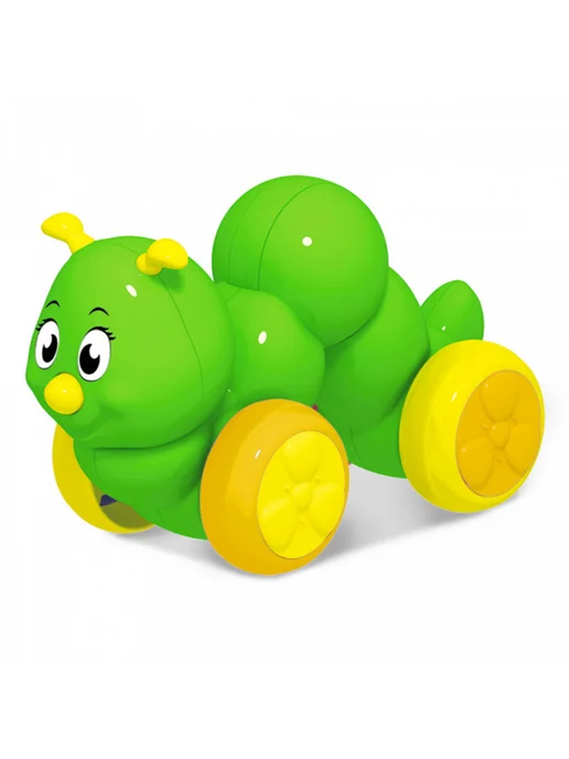 Игрушка-покатушка веселая гусеница 19х11х11,5см полипропилен, вариант