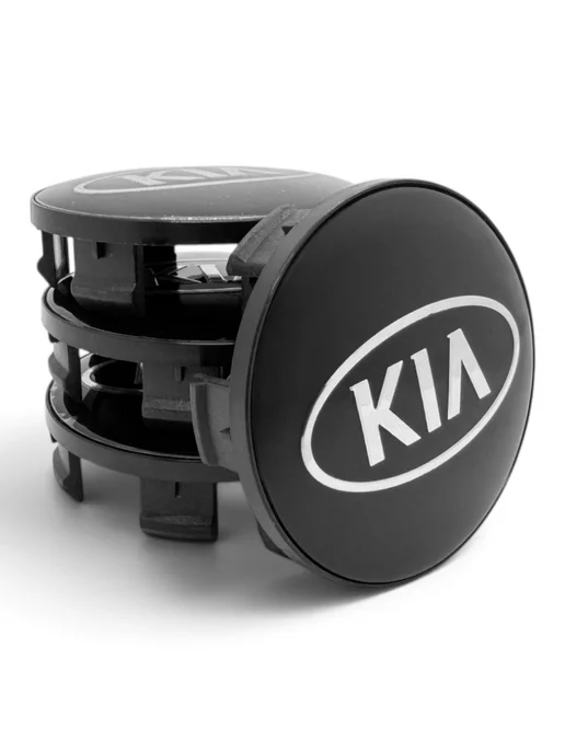 Kia Колпачки на литые диски Киа 56 59 мм, черный, фото 2