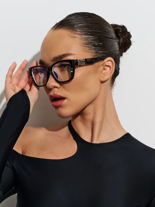 Re optics Очки имиджевые miu miu, черный, фото 10
