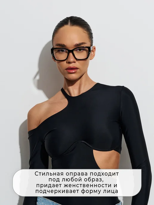 Re optics Очки имиджевые miu miu, черный, фото 11