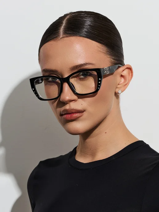 Re optics Очки имиджевые miu miu, черный, фото 16
