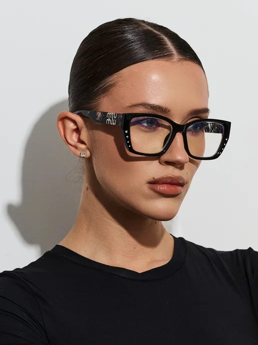 Re optics Очки имиджевые miu miu, черный, фото 18