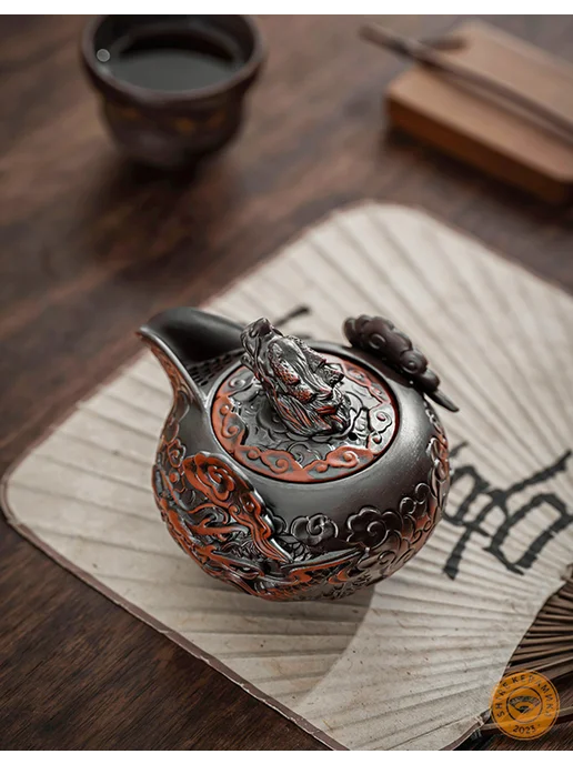 SHR CERAMICS Китайский чайник заварочный, Вырезанный вручную, 200 мл, 200 мл, фото 2