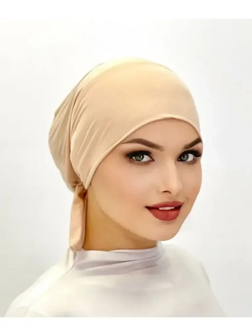 HABIBI Боне на завязке прямой, бежевый, фото 4