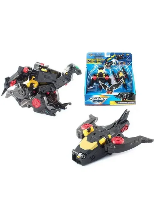 Toy Plus Игрушка-трансформер Fuzion Max Destrapto, черный, фото 5