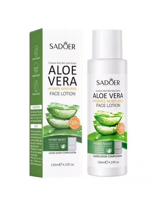 Тонер для лица Sadoer Aloe Vera, 120 мл