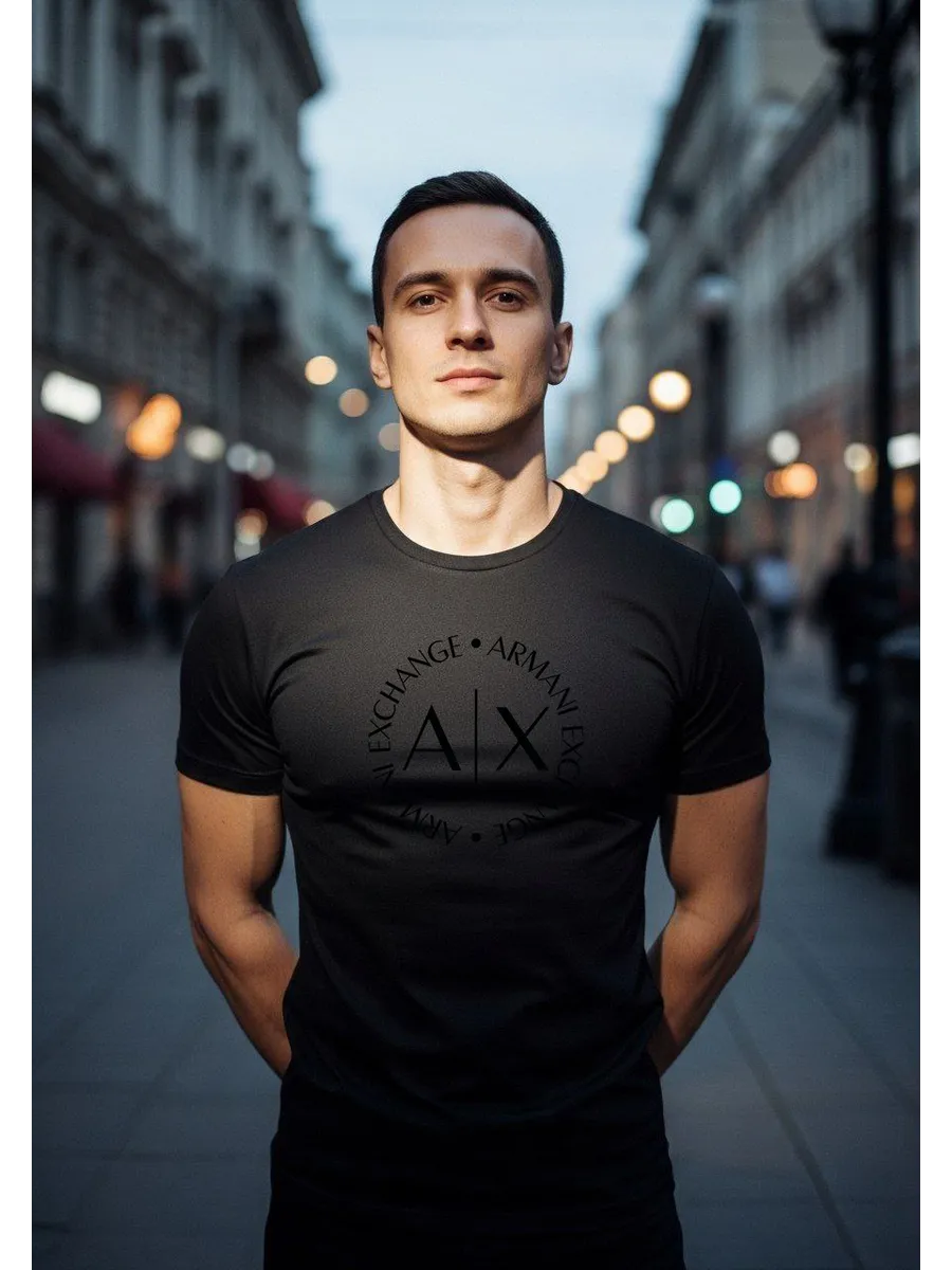 Брендовая футболка AX