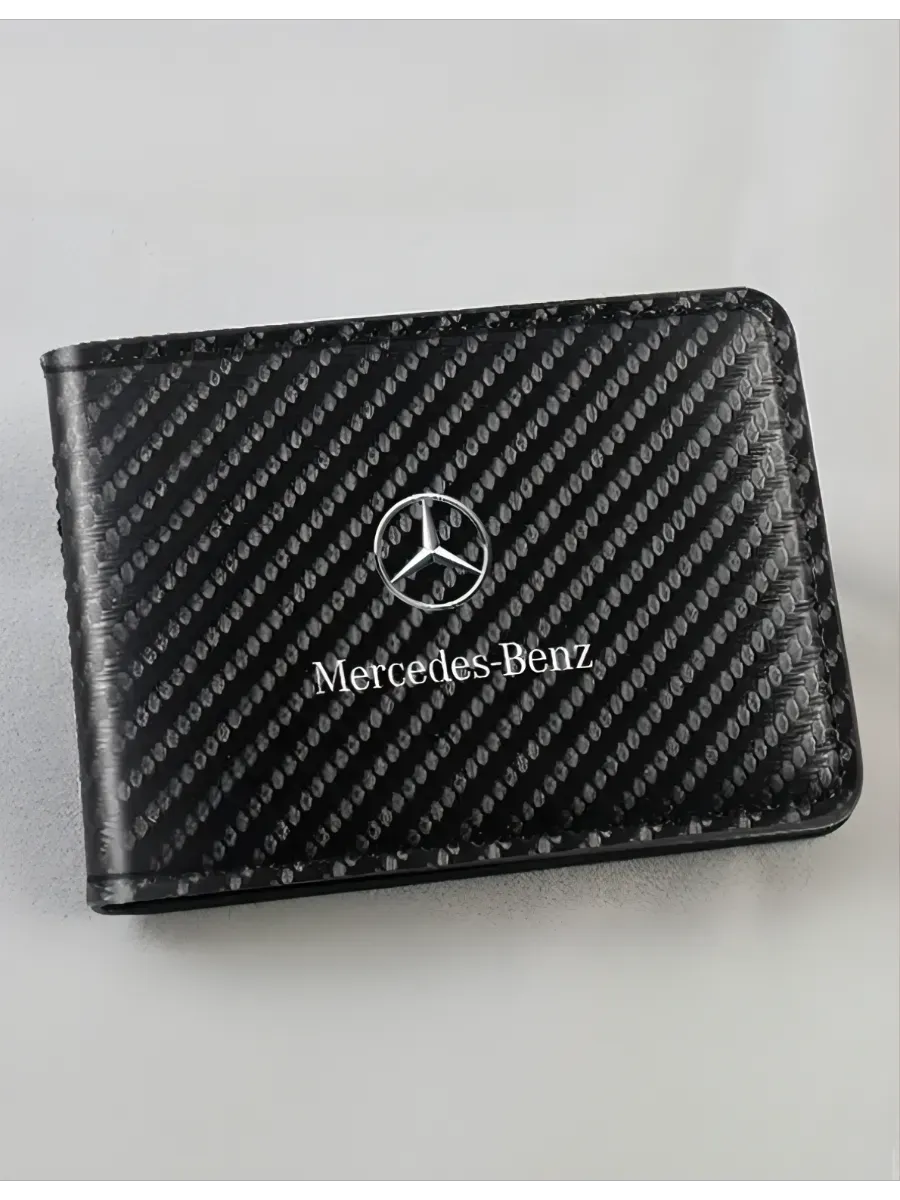Картхолдер для карт визитница с логотипом Mercedes-Benz