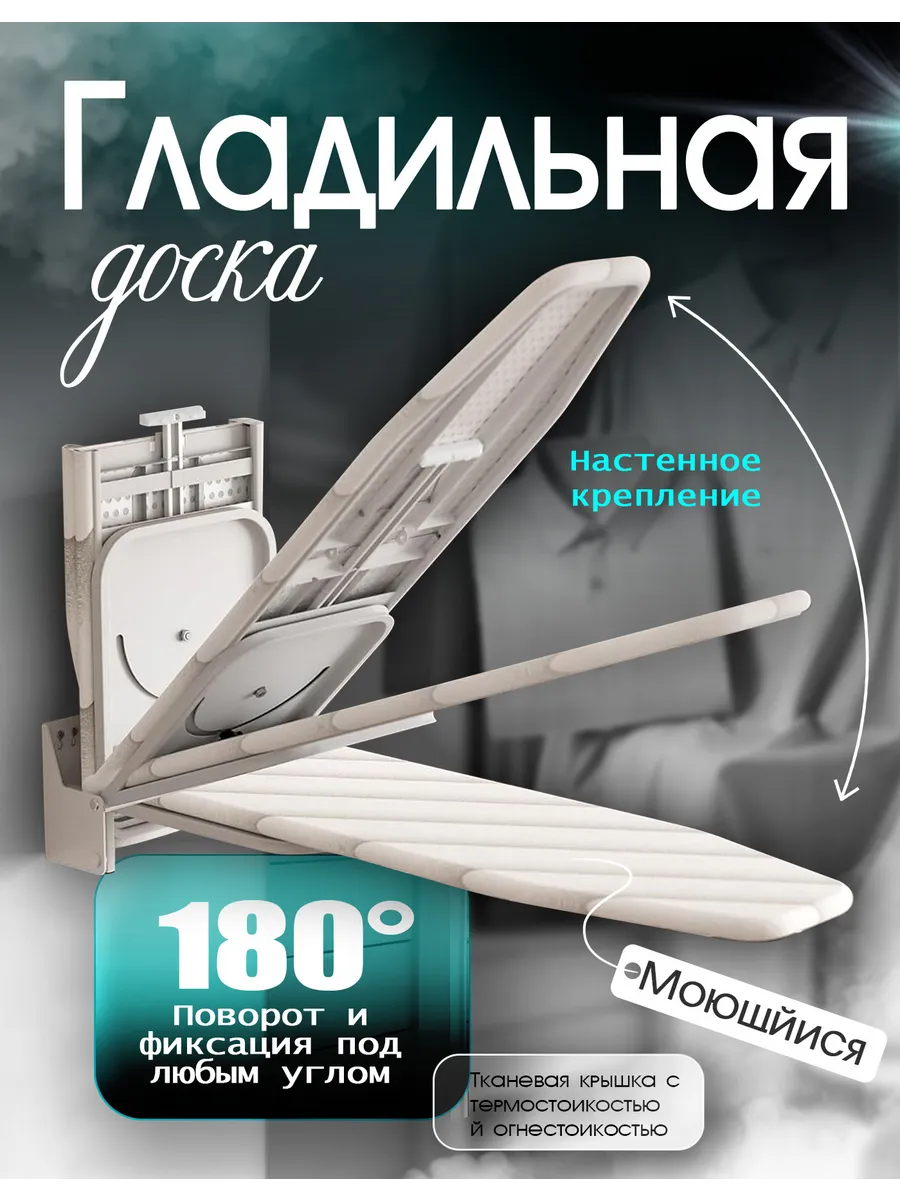 Настенная гладильная доска Складная