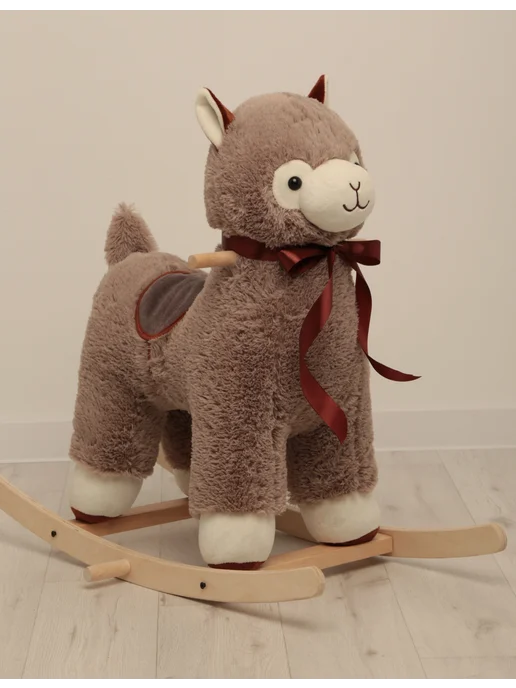 Модельные игрушки Детская качалка "АЛЬПАКА", коричневый, фото 5