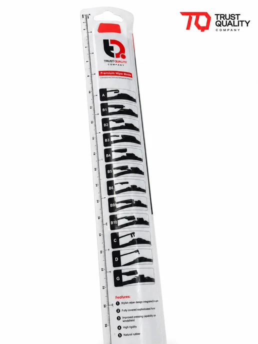 Trust Quality Щётка стеклоочистителя TQ 20" 500мм бескаркасная, вариант, фото 4
