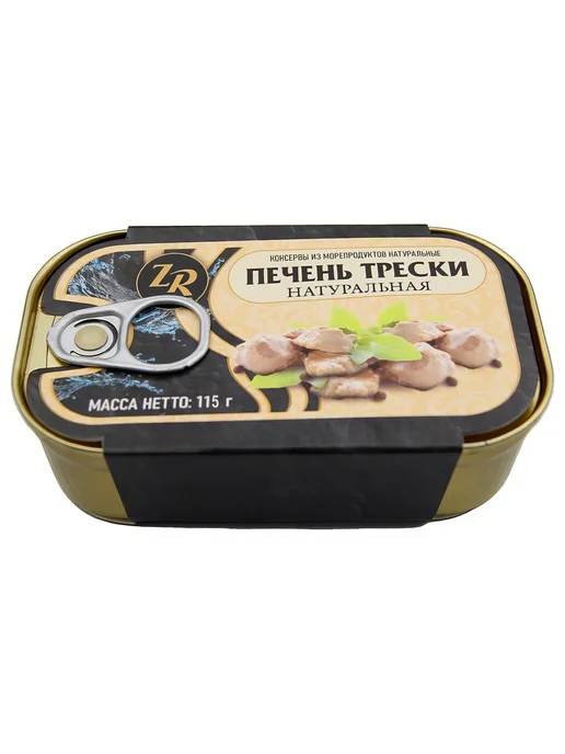 Печень трески Золотистая рыбка ГОСТ, 115 г