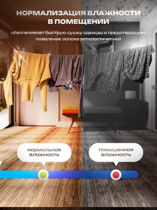 Бытовой осушитель воздуха большой емкости, белый, фото 4