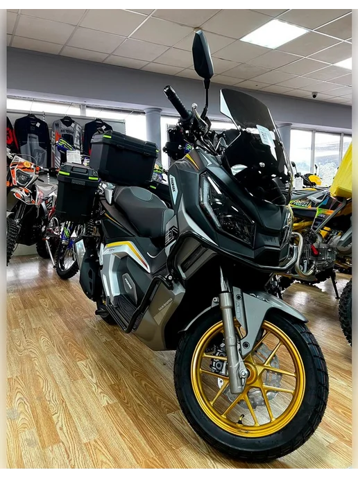 promax Скутер ADV Extra (EFI, ABS, BOX), черный, фото 2