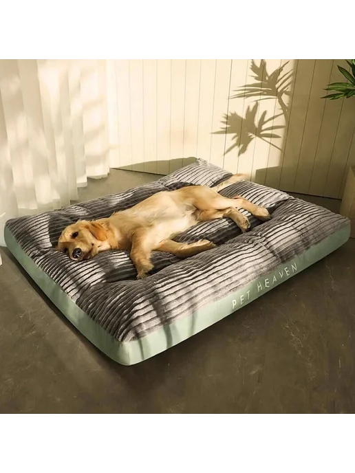 Лежанка для собак и кошек двухсторонняя Матрас L 100x75x7, 100x75x7