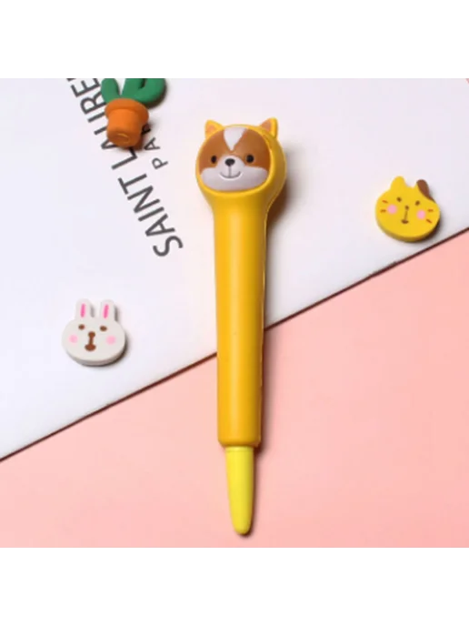 Ручка гелевая мягкая Корги 0 5мм, вариант