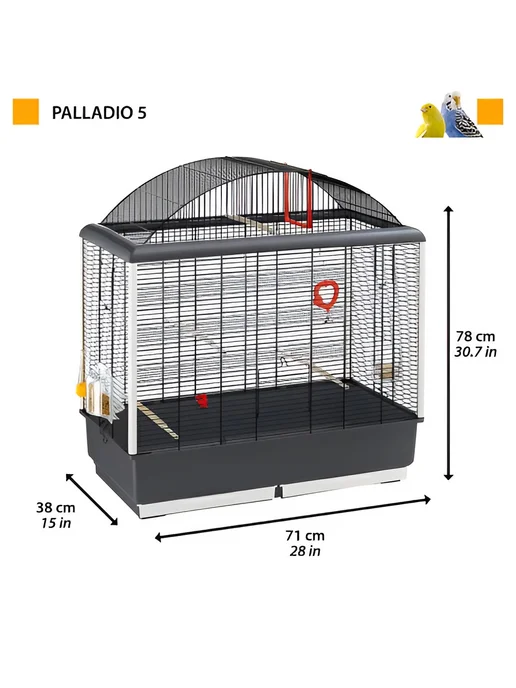 Ferplast Клетка PALLADIO 5 для попугаев, вариант