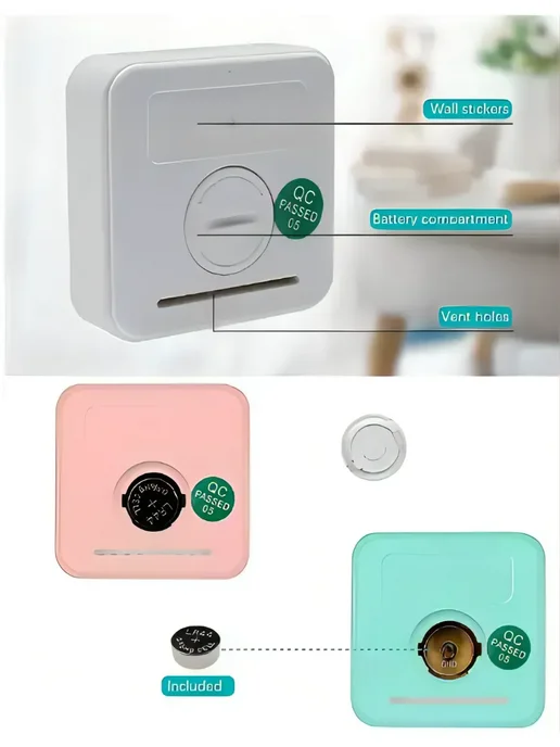 S.N.M.I.S. Store Комнатный термометр метеостанция CX-1207, белый, фото 5