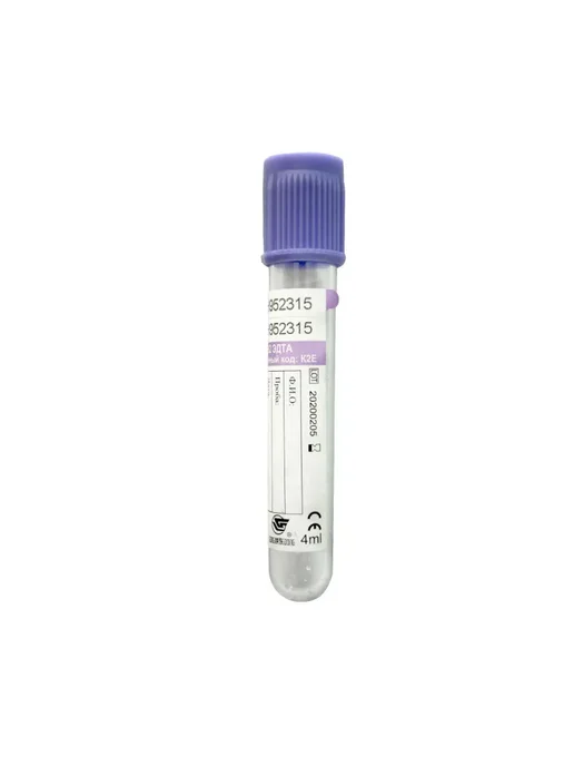 NoName Вакуумные пробирки с ЭДТА-К2 4ml, 4 мл