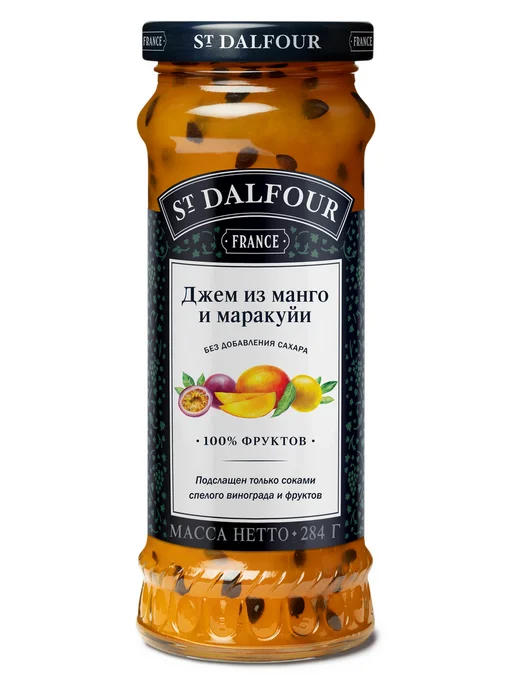 Джем St Dalfour из манго и маракуйи 284 г, 284 г