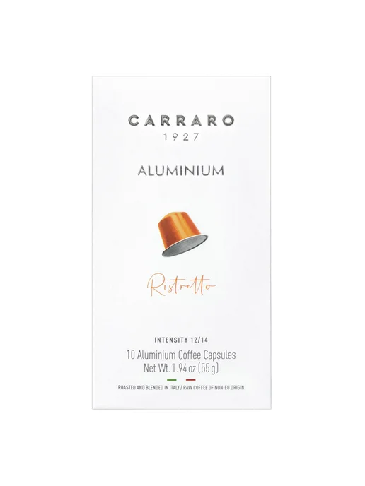 Carraro Кофе Ristretto в капсулах 55 г x 10 шт, 55 г, 10 шт