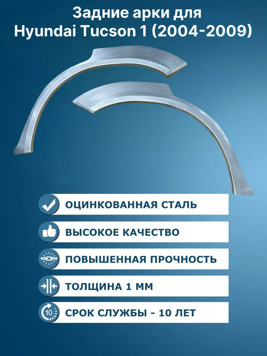 Задние арки Hyundai Tucson 1 (2004-2009)