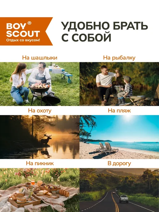 Boyscout Термопакет для продуктов многоразовый, 42х45 см, 42x45 см, фото 6